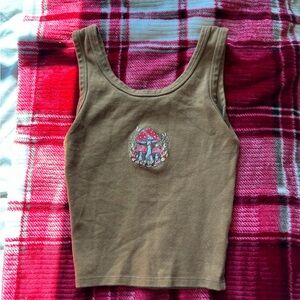 Xs obsessive love brown mushroom tank